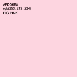#FDD5E0 - Pig Pink Color Image